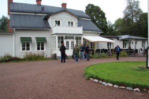 Wanbo Herrgård bjöd på god mat och mysig miljö. Ligger vid sjön Barken mellan Smedjebacken och Söderbärke